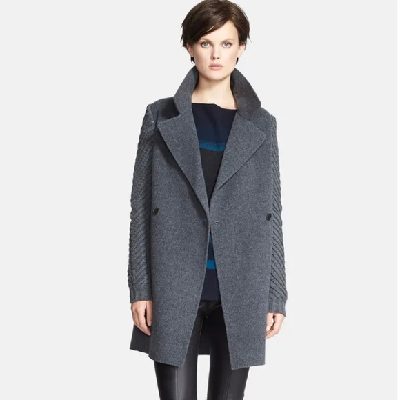 Vince Jackets & Blazers - Vince Sweater Wool Blend Coat Small